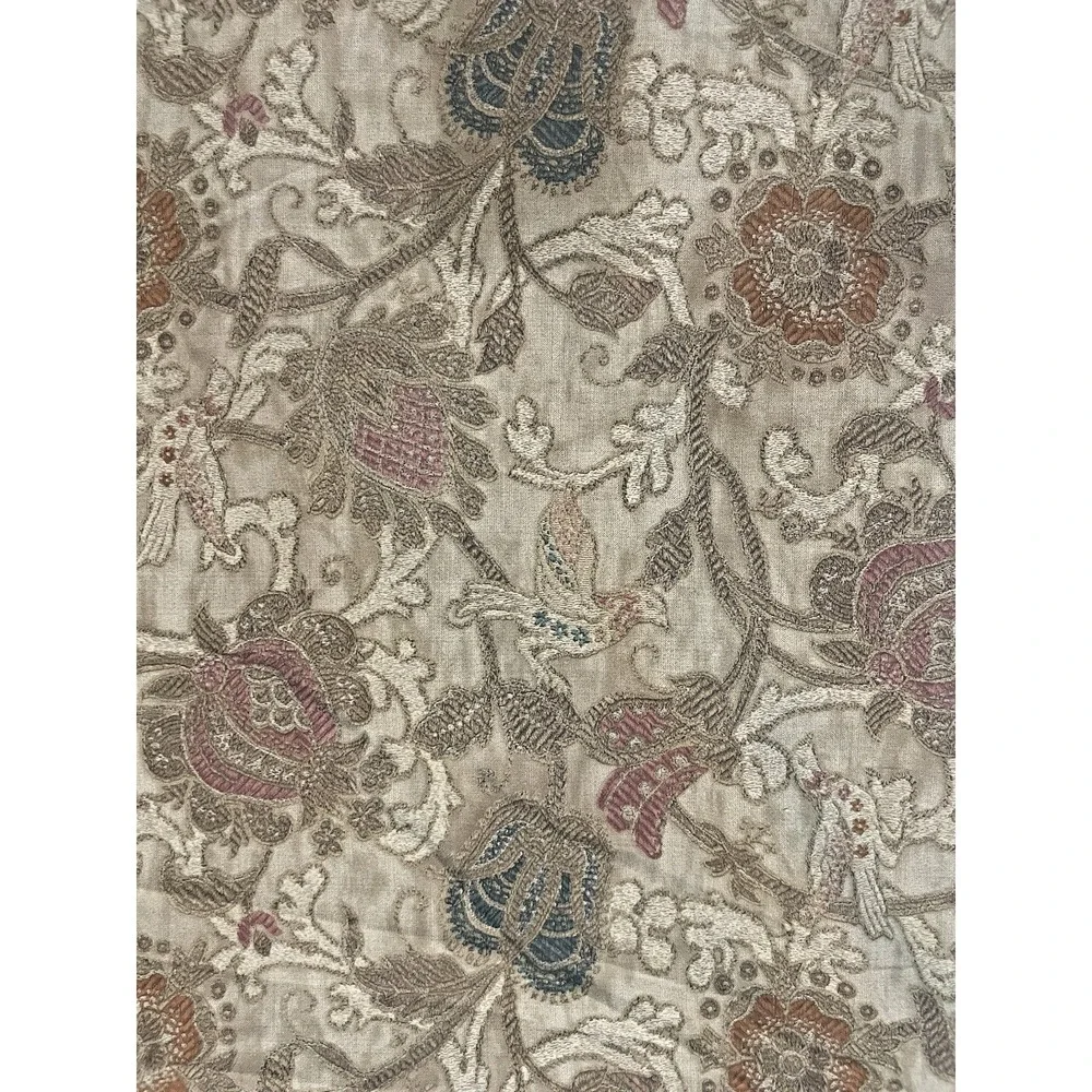 Vtg Ralph Lauren Venetian Court Neutral Tapestry Look KING Duvet Comforter